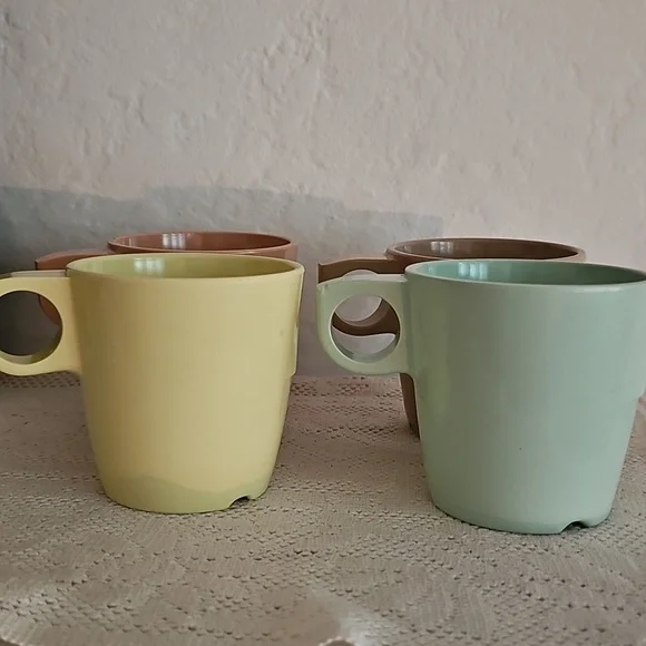 Melamine Stackable Mugs Set - Picture 7 of 9